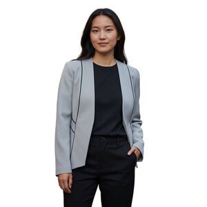 EVAN PICONE BLACK LABEL GRAY BLAZER SZ.4 EUC.